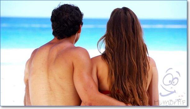 Photo d'un homme et d'une femme de dos