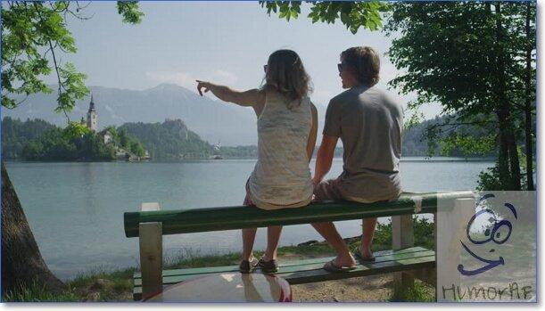 Photo d'un homme et d'une femme de dos
