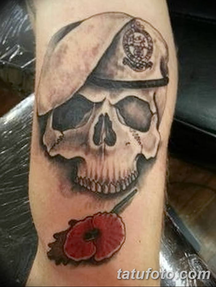 Tattoo beret design photo 31.10.2018 #003 - Tattoo beret - tatufoto.com
