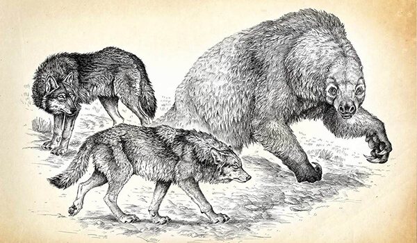 Photo : Loups horribles éteints