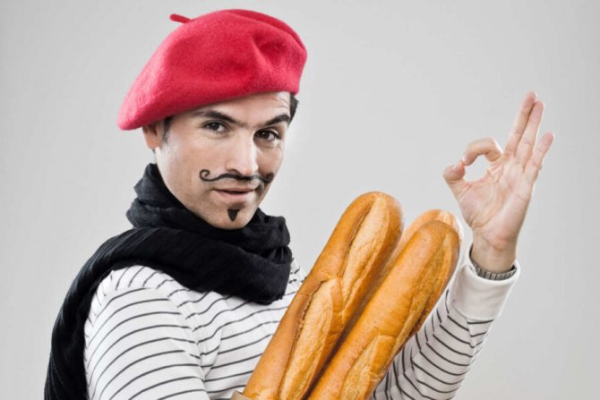 frenchman avec du pain