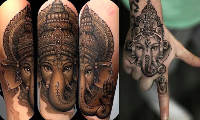 tatouage de ganesh