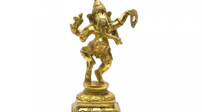 Ganesha en bronze