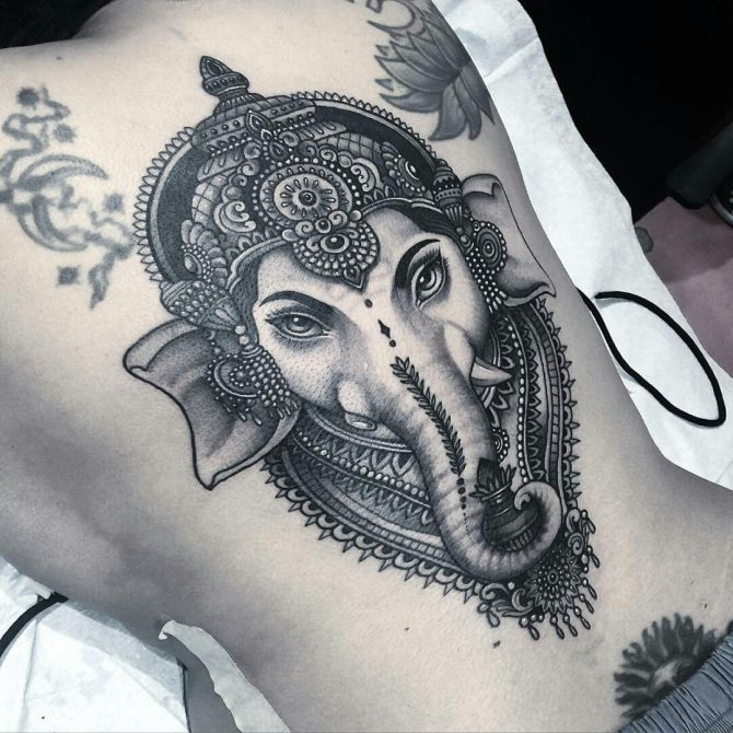 Ganesha au dos