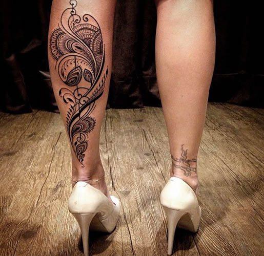 Où cela ne fait pas de mal d'avoir un tatouage sur le corps d'une fille