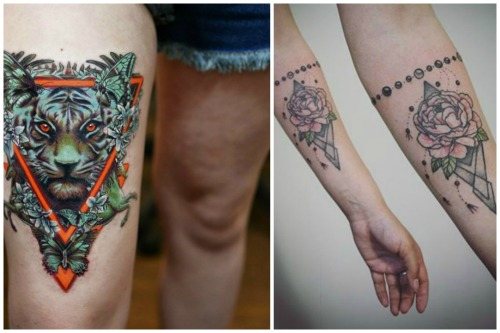 la flore et la faune géométriques