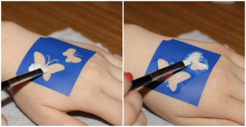 tatouage de paillettes