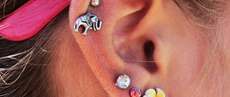 Pistolet à percer les oreilles Helix. Photo, boucles d'oreilles, comment faire, soins