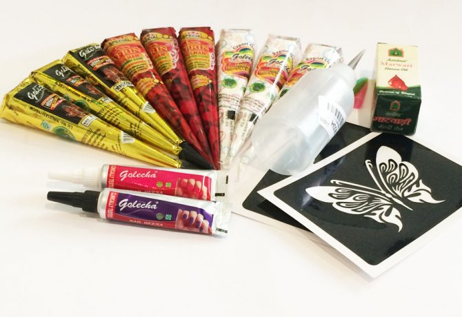 henné pour mehendi