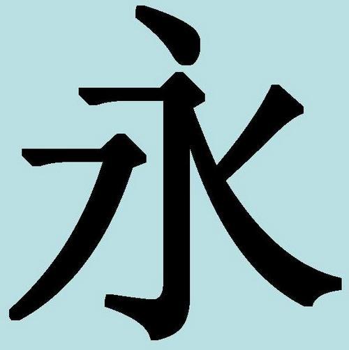 Le caractère pour l'éternité est l'un des favoris des amateurs de tatouages.