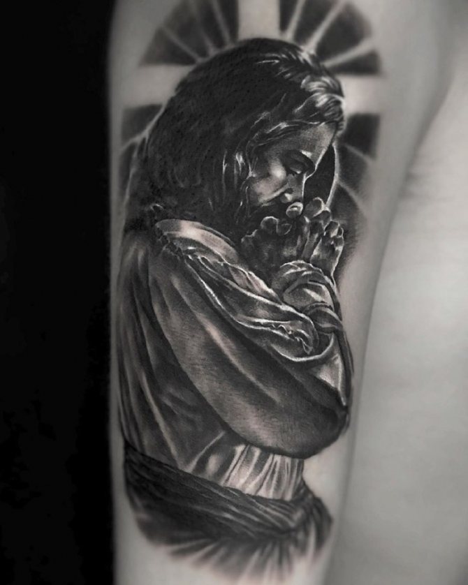 tatouage de jésus