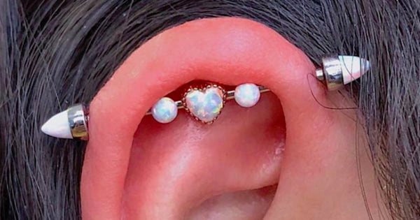 piercings industriels 3 foto tattoos