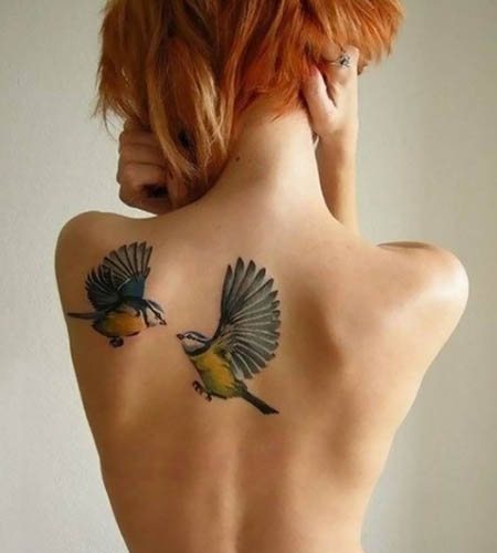 Tatouages intéressants pour les filles sur le bras, la jambe et le dos. Croquis, photos