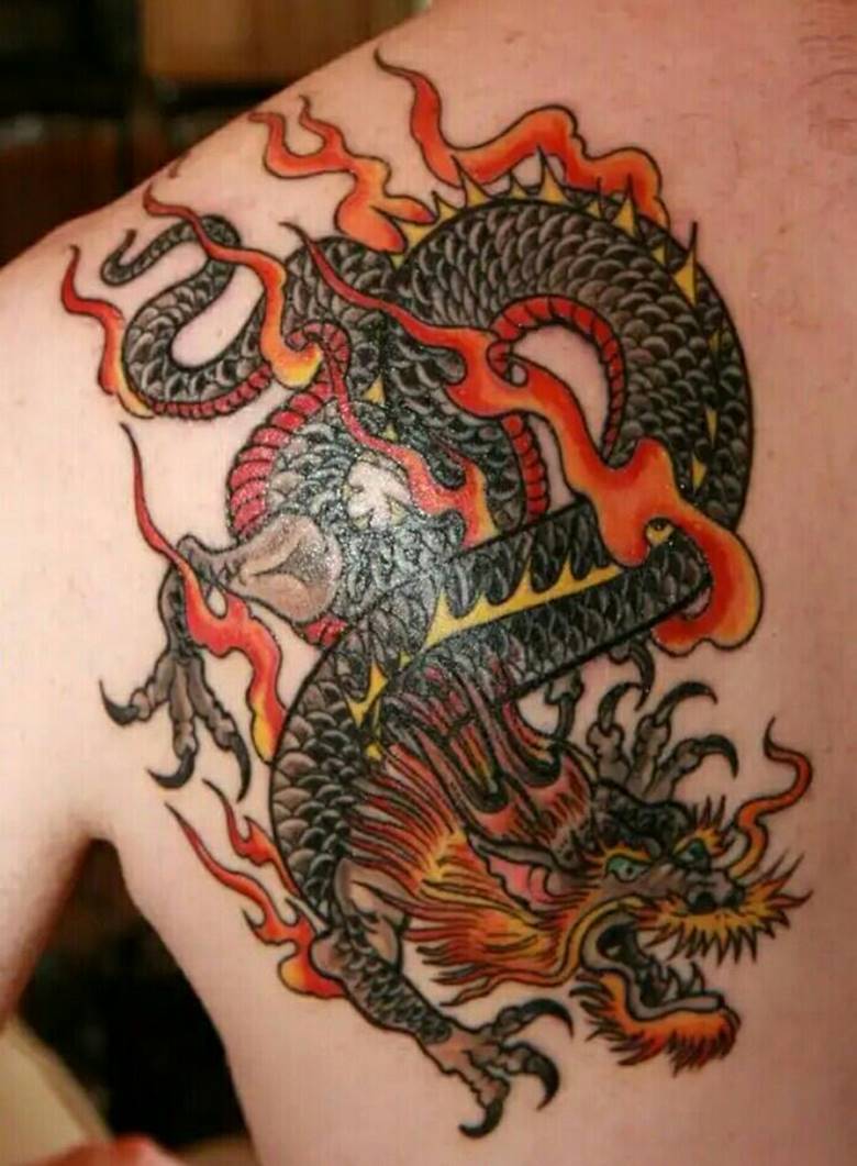 Icône du dragon