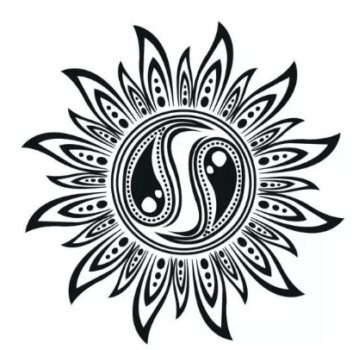 Image du symbole du soleil
