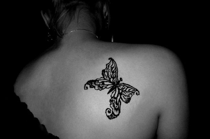 Images du henné papillon
