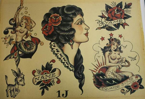 Images de femmes pour les tatouages