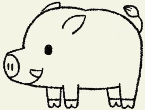 Dessiner un sanglier au crayon pour les enfants