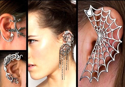 Boucles d'oreilles en or, argent, fil de fer. Comment porter des bijoux, comment fabriquer des boucles d'oreilles de leurs propres mains. Masterclass