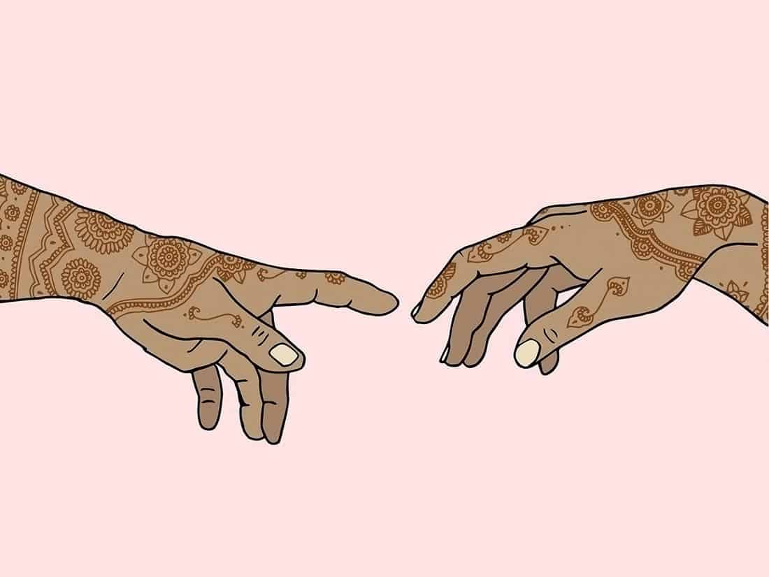 Combien de temps le henné reste-t-il sur les mains ?
