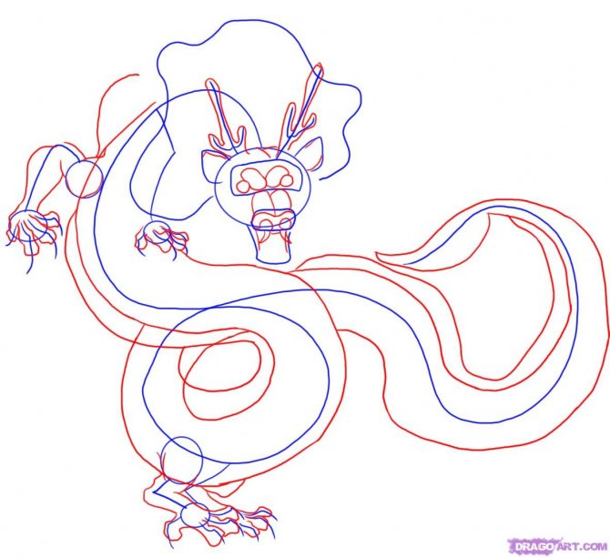 Comment dessiner un dragon chinois traditionnel. *
