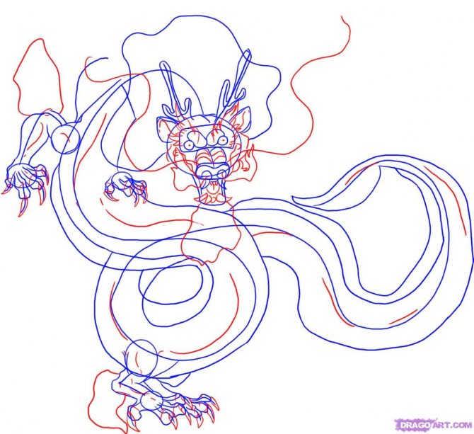 Comment dessiner un dragon chinois traditionnel. *