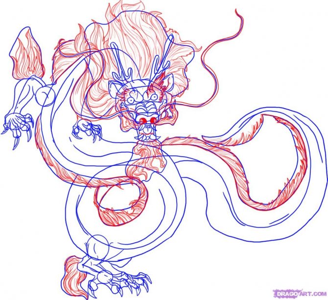 Comment dessiner un dragon chinois traditionnel. *