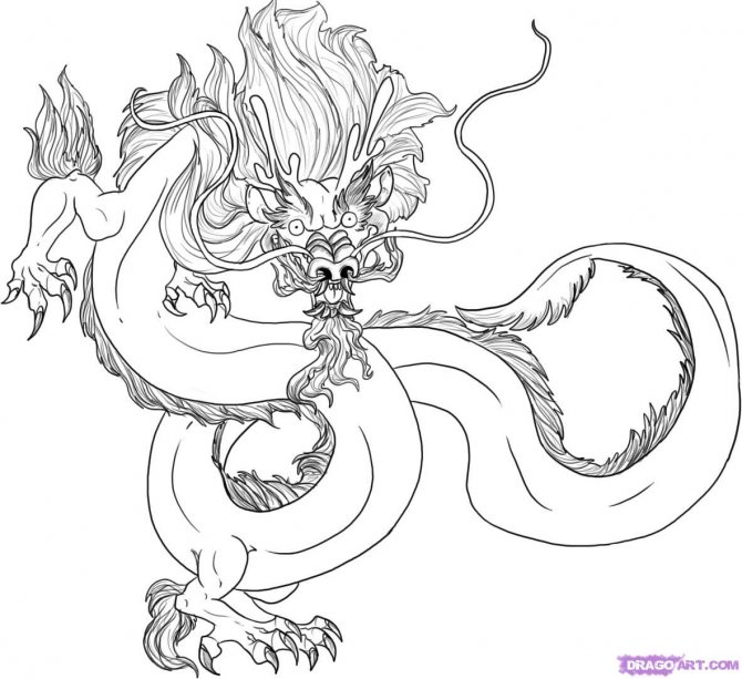 Comment dessiner un dragon chinois traditionnel. *