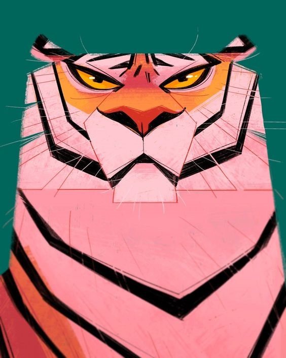 comment dessiner un tigre en colère