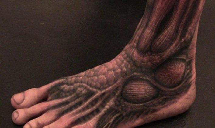 Comme un tatouage de style original