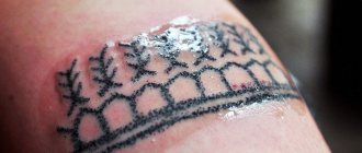 Comment un tatouage se détache. La cicatrisation du tatouage au jour le jour, photos