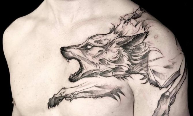 Quelle est la véritable signification d'un tatouage de loup ?