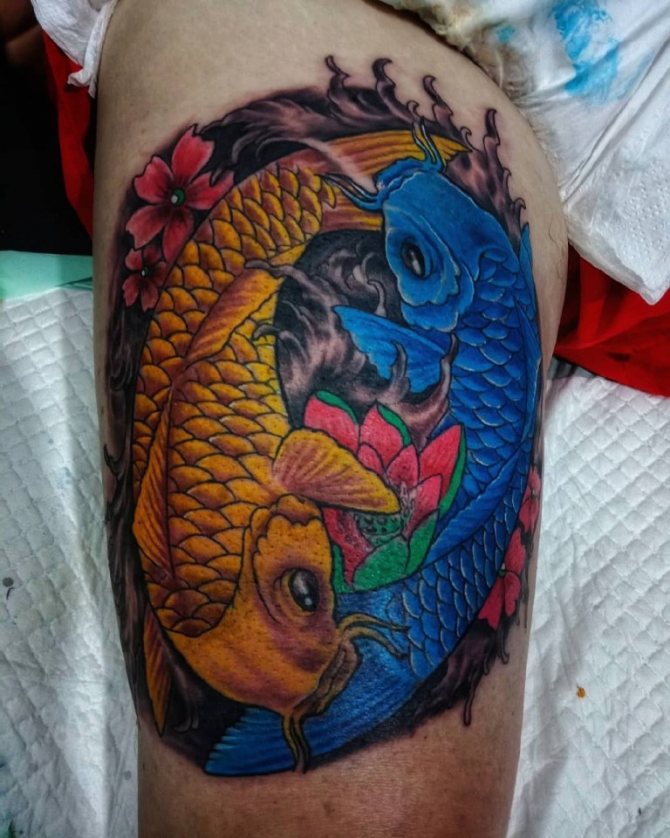 tatouage de carpe