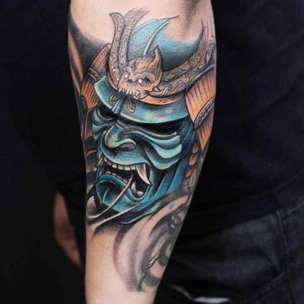 Image de samouraï de couleur