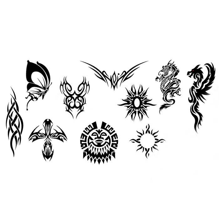 Croquis de motifs de tatouages celtiques