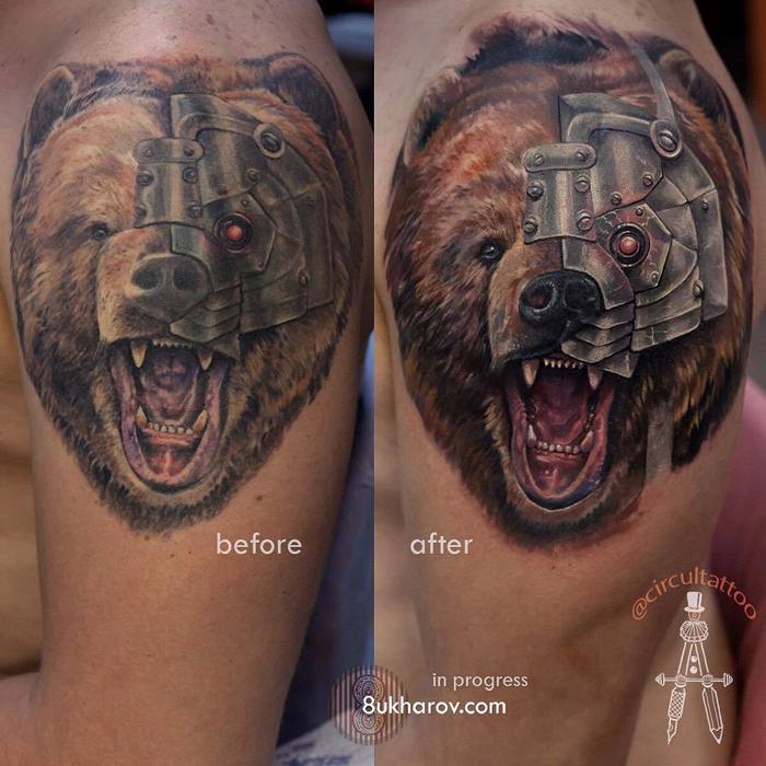 ours de correction de tatouage