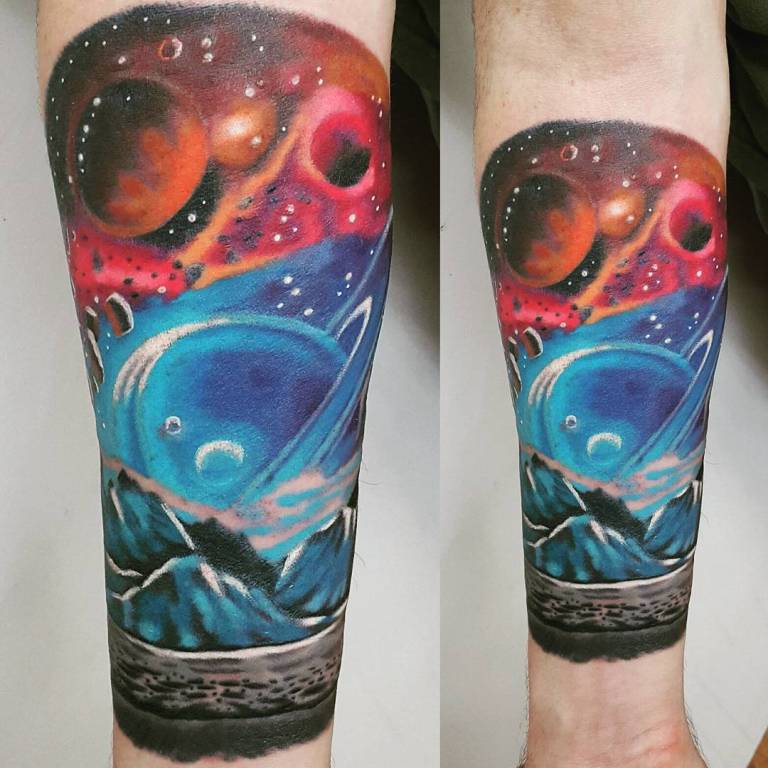 tatouage de l'espace