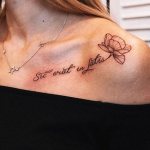 Belles phrases françaises pour tatouages fille, garçon