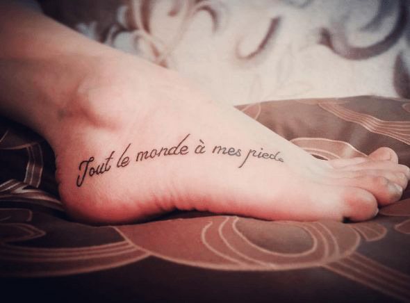 De jolis mots français pour un tatouage de fille ou de garçon