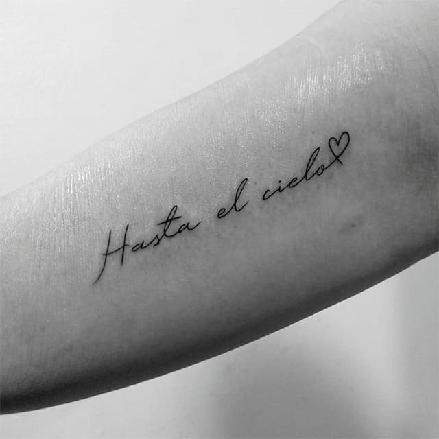 Phrases mignonnes en espagnol pour le tatouage à traduire