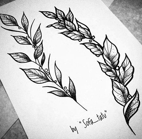 Joli croquis de tatouage