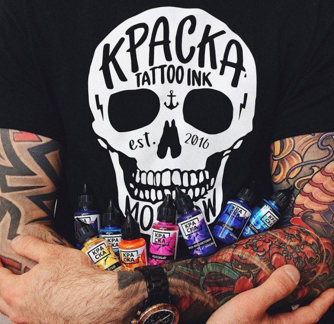 Tattoo Ink - fabricant russe de pigments pour tatouage