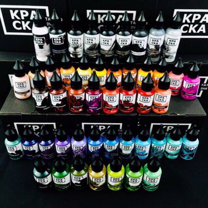 Tattoo Ink - fabricant russe de pigments pour tatouage
