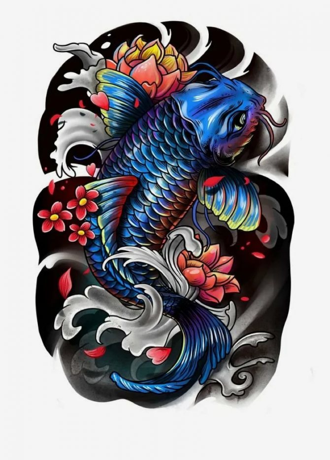 Tatouage coloré