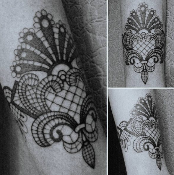 Dentelle - Style de tatouage baroque