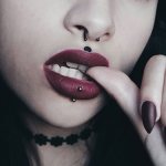 Labret dans la lèvre