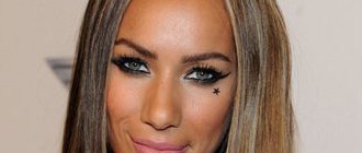Leona Lewis et son tatouage d'étoile