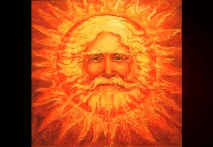 face au soleil