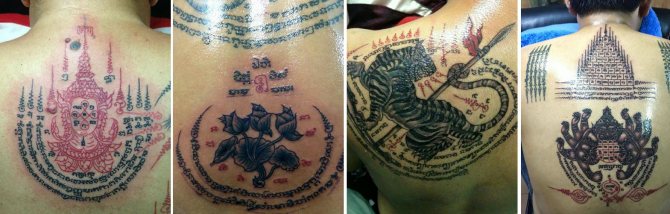 Tatouage magique Sak Yant de Pattaya