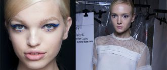 Le maquillage à pois sous les yeux - une nouvelle tendance de la mode